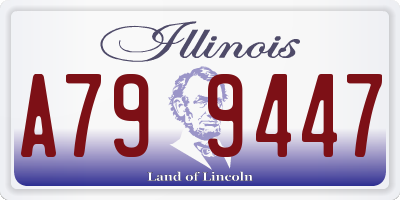 IL license plate A799447