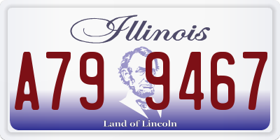 IL license plate A799467