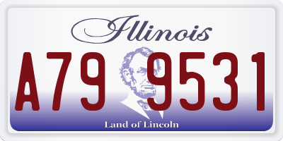 IL license plate A799531