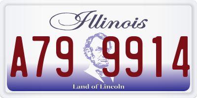 IL license plate A799914