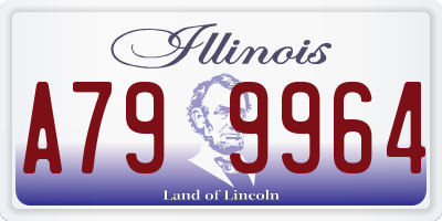 IL license plate A799964