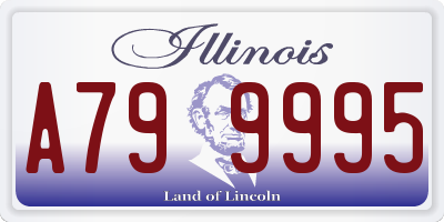 IL license plate A799995