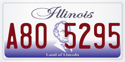 IL license plate A805295