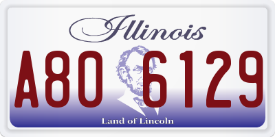 IL license plate A806129