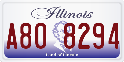 IL license plate A808294