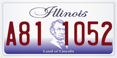 IL license plate A811052