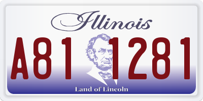 IL license plate A811281