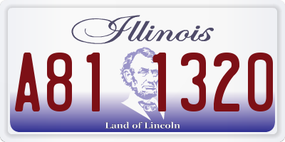 IL license plate A811320