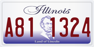 IL license plate A811324