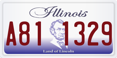 IL license plate A811329