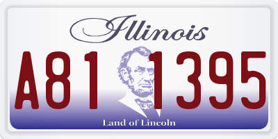 IL license plate A811395