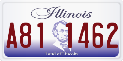IL license plate A811462