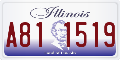 IL license plate A811519
