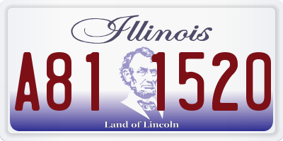IL license plate A811520