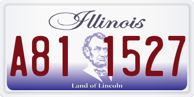 IL license plate A811527