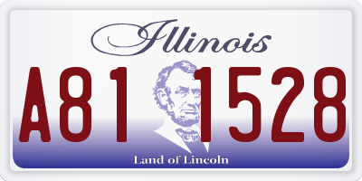 IL license plate A811528