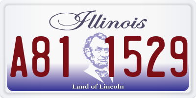 IL license plate A811529
