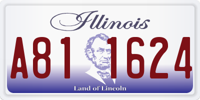 IL license plate A811624