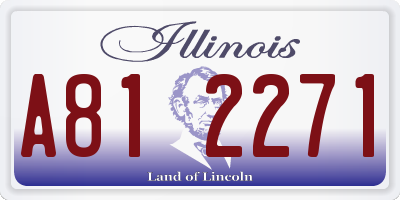 IL license plate A812271