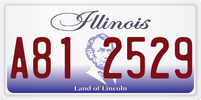 IL license plate A812529