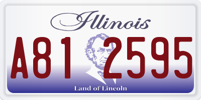 IL license plate A812595