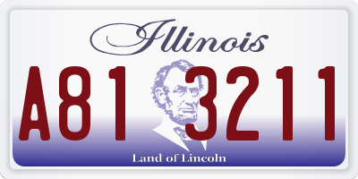 IL license plate A813211
