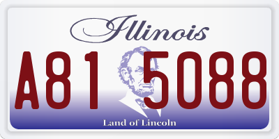 IL license plate A815088