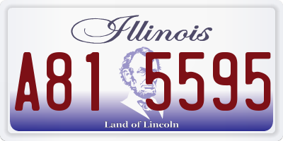 IL license plate A815595