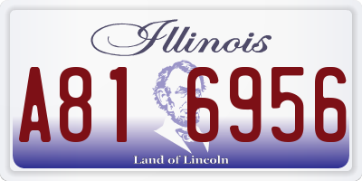 IL license plate A816956