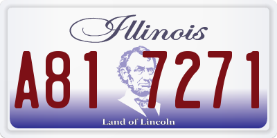 IL license plate A817271