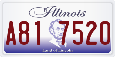 IL license plate A817520