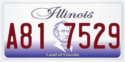 IL license plate A817529