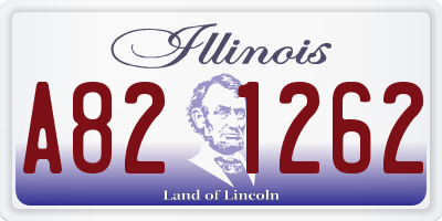 IL license plate A821262
