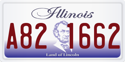 IL license plate A821662