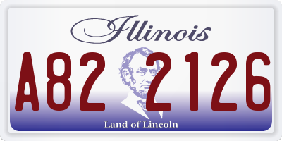 IL license plate A822126