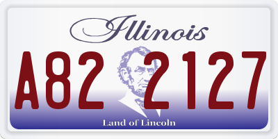 IL license plate A822127
