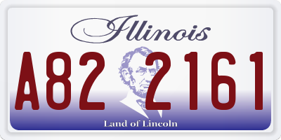 IL license plate A822161