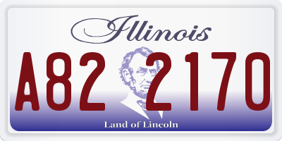 IL license plate A822170