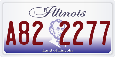 IL license plate A822277