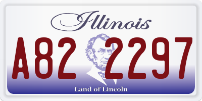 IL license plate A822297