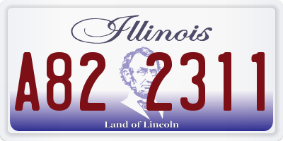 IL license plate A822311