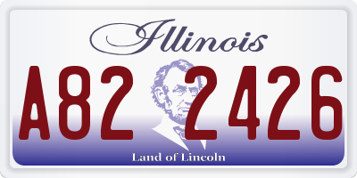 IL license plate A822426