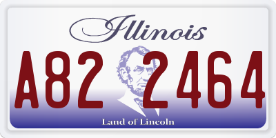 IL license plate A822464