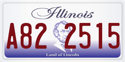 IL license plate A822515