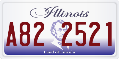IL license plate A822521