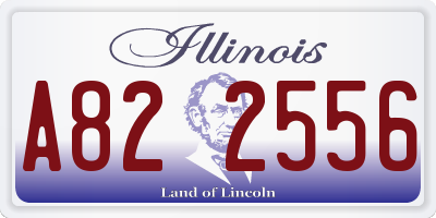 IL license plate A822556