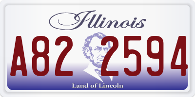 IL license plate A822594