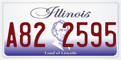 IL license plate A822595