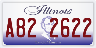 IL license plate A822622