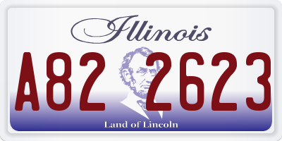 IL license plate A822623